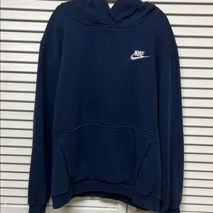 Boys Large -Nike Navy Hoodie